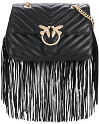 pinko fringe bag