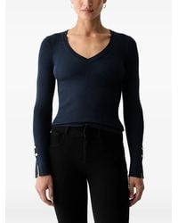 Guess - V-Neck T-Shirt - Lyst