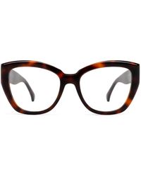 Max Mara Eyewear - Square-Frame Glasses - Lyst