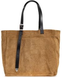 AllSaints - Haven Buckle-Detail Tote Bag - Lyst