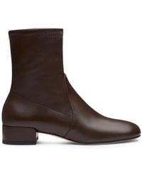 Stuart Weitzman - Bacari Stretch-Nappa Ankle Boots - Lyst