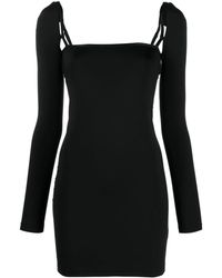 Alexander Wang - Abito Corto Con Scollo Quadrato - Lyst