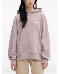 Barrow - Graphic-Print Logo-Print Hoodie - Lyst