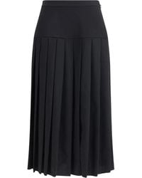Alessandra Rich - Gonna Midi Plissé - Lyst