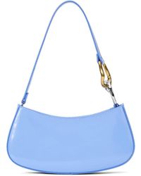 STAUD - Ollie Patent-leather Shoulder Bag - Lyst