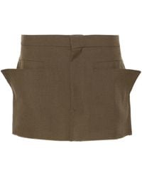 Rick Owens - Cut-Off Mini Skirt - Lyst