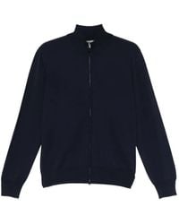 Canali - Cardigan À Fermeture Zippée - Lyst