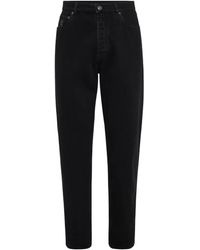 Brunello Cucinelli - Jeans Con Applicazione Logo - Lyst