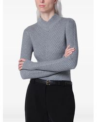 Victoria Beckham - Pull Georgia En Maille Côtelée - Lyst