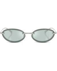 Jimmy Choo - Beaded Oval-Frame Sunglasses - Lyst
