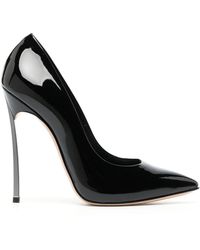 Casadei - Blade Tiffany 115mm Patent-leather Pumps - Lyst