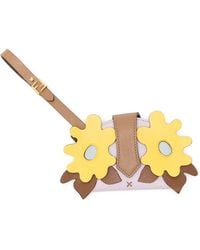 Fendi - Floral-Appliqué Wallet - Lyst