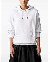 PUMA - Essentials Elevated Logo-Patch Hoodie - Lyst