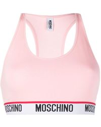 Moschino - ロゴ スポーツブラ - Lyst