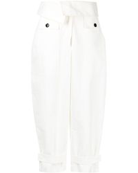 3.1 Phillip Lim - Wide-leg Cropped Trousers - Lyst