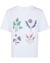 Paul Smith - Floral-Print T-Shirt - Lyst