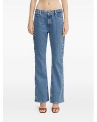 Guess - Lace-Up Jeans - Lyst