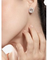 Goshwara - Mélange Rock Crystal And Agate Earrings - Lyst
