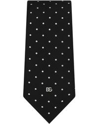 Dolce & Gabbana - Polka Dot-print Silk Tie - Lyst