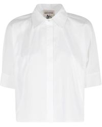 Semicouture - Clara Short-Sleeved Shirt - Lyst