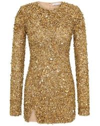 Rachel Gilbert - Phillipe Sequin-Embellished Mini Dress - Lyst