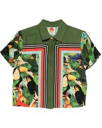 FARM Rio - Toucan-Print Short-Sleeve Shirt - Lyst