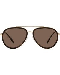 Burberry - Oliver Zonnebril Met Piloten Montuur - Lyst