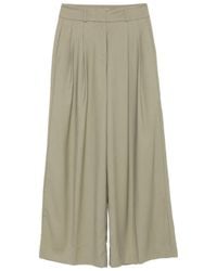 Peserico - Wide-Leg-Hose Mit Bundfalten - Lyst