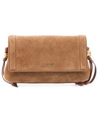 Coccinelle - Mini Thess Suede Leather Shoulder Bag - Lyst