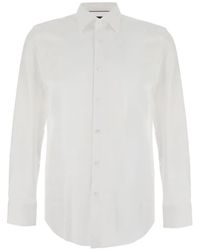 BOSS - Classic-Collar Button-Up Shirt - Lyst