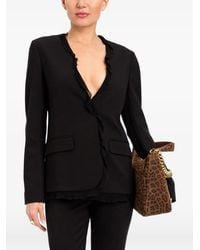 Twinset - Ruffled-Trim Blazer - Lyst