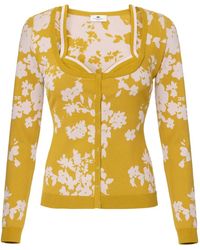 Elisabetta Franchi - フローラル カーディガン - Lyst