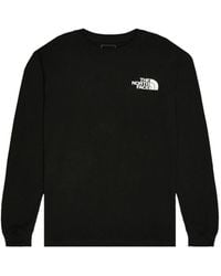 The North Face - Box Nse Long-Sleeve T-Shirt - Lyst