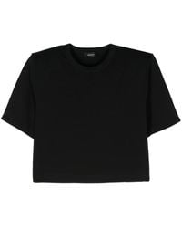 Wardrobe NYC - T-Shirt Mit Schulterpolstern - Lyst