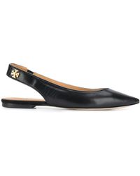 Tory Burch 'Kira' Slingback-Ballerinas - Schwarz