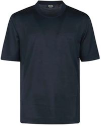 ZEGNA - Crew Neck T-Shirt - Lyst
