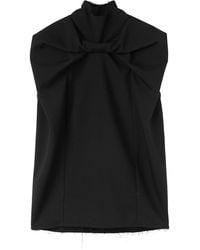 Jil Sander - Raw-Cut High-Neck Top - Lyst