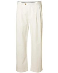 SELECTED - Pleated Trousers - Lyst