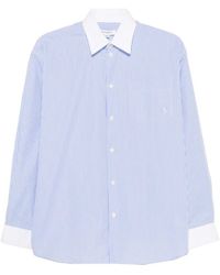 Sporty & Rich - Gestreept Katoenen Blouse - Lyst