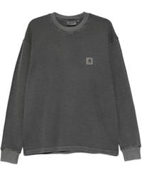 Carhartt - Logo-Patch Long-Sleeves T-Shirt - Lyst