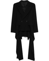 Yohji Yamamoto - Drapierter Blazer - Lyst