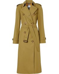 Burberry The Waterloo Trench Coat - Green