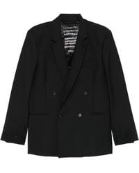 Patrizia Pepe - Embellished Double-Breasted Blazer - Lyst