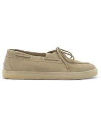 COPENHAGEN - Lace-Up Suede Loafers - Lyst
