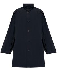 Homme Plissé Issey Miyake - Wing Stand-collar Mid-length Coat - Lyst