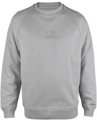 C.P. Company - Logo-Embroidered Sweater - Lyst