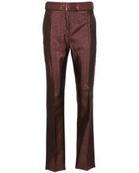 Tom Ford - Metallic-Effect Tailored Trousers - Lyst