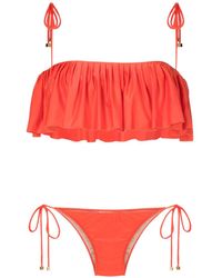 Adriana Degreas - Ruffle-detailing Stretc-design Bikini - Lyst