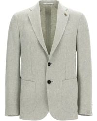 Pal Zileri - Brera Chevron-Pattern Blazer - Lyst