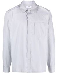 Theory - Striped Button-up Shirt - Lyst